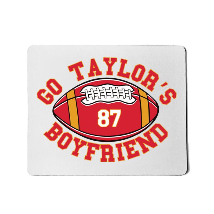 Go Taylors Boyfriend Football Mousepad