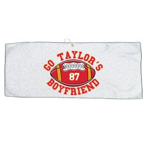 Go Taylors Boyfriend Football Large Microfiber Waffle Golf Towel