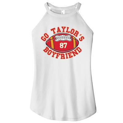 Go Taylors Boyfriend Football Women's Perfect Tri Rocker Tank