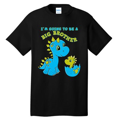 Going To Be A Big Brother Cute Dinosaur Lovers Tall T-Shirt