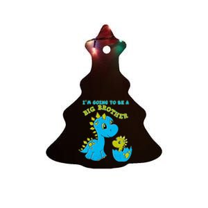 Going To Be A Big Brother Cute Dinosaur Lovers Ceramic Tree Ornament