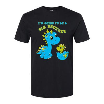 Going To Be A Big Brother Cute Dinosaur Lovers Softstyle CVC T-Shirt