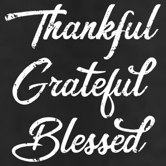 Grateful Thankful & Blessed Thanksgiving Adult Drive Performance Visor