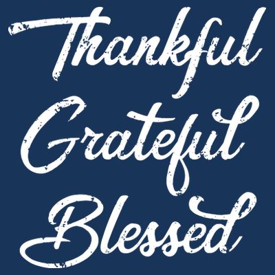 Grateful Thankful & Blessed Thanksgiving T-Shirt