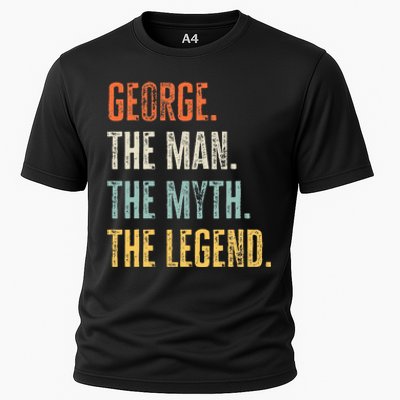 George The Best Man Myth Legend Funny Best Name George Cooling Performance Crew T-Shirt