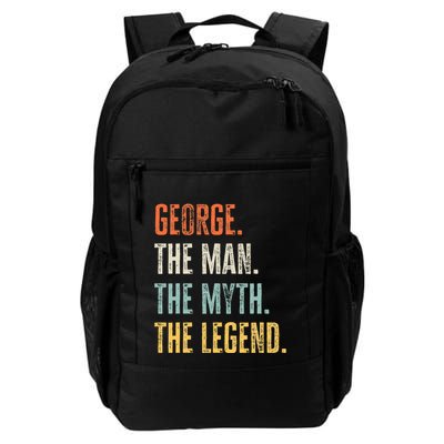 George The Best Man Myth Legend Funny Best Name George Daily Commute Backpack