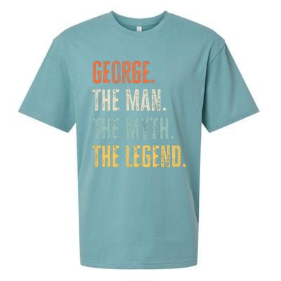 George The Best Man Myth Legend Funny Best Name George Sueded Cloud Jersey T-Shirt