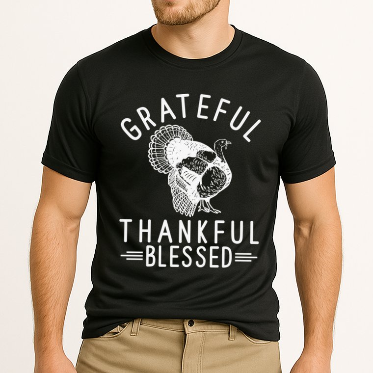 Grateful Thankful Blessed Performance Shirt
