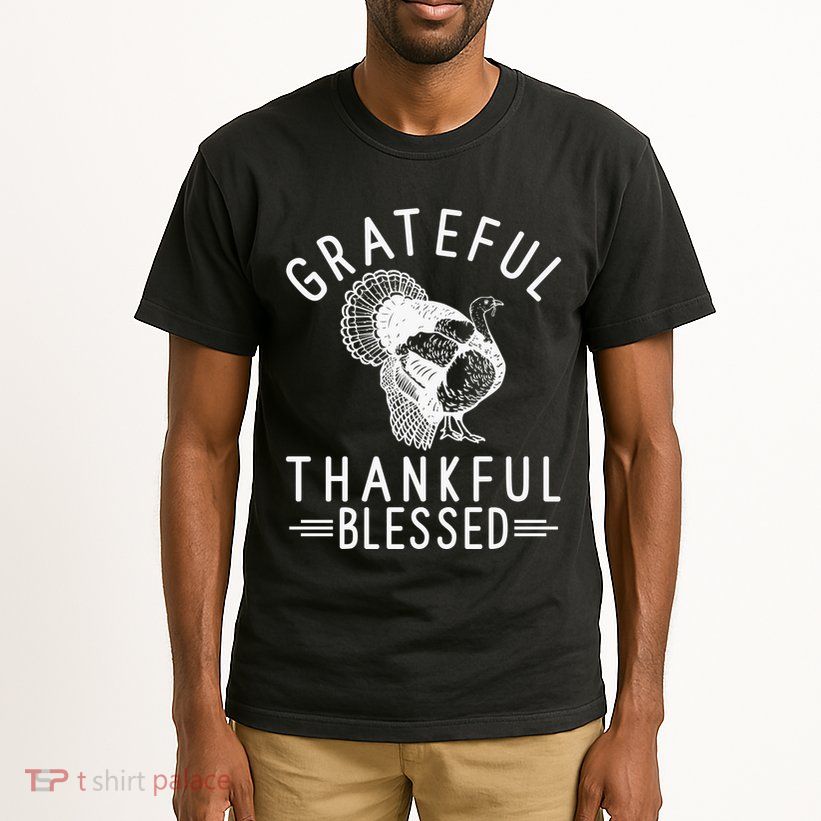 Grateful Thankful Blessed Tall T-Shirt