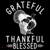 Grateful Thankful Blessed Button