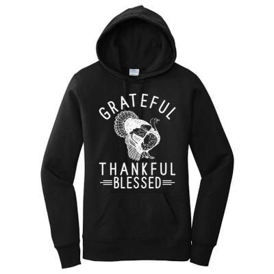 Grateful Thankful Blessed Women's Pullover Hoodie