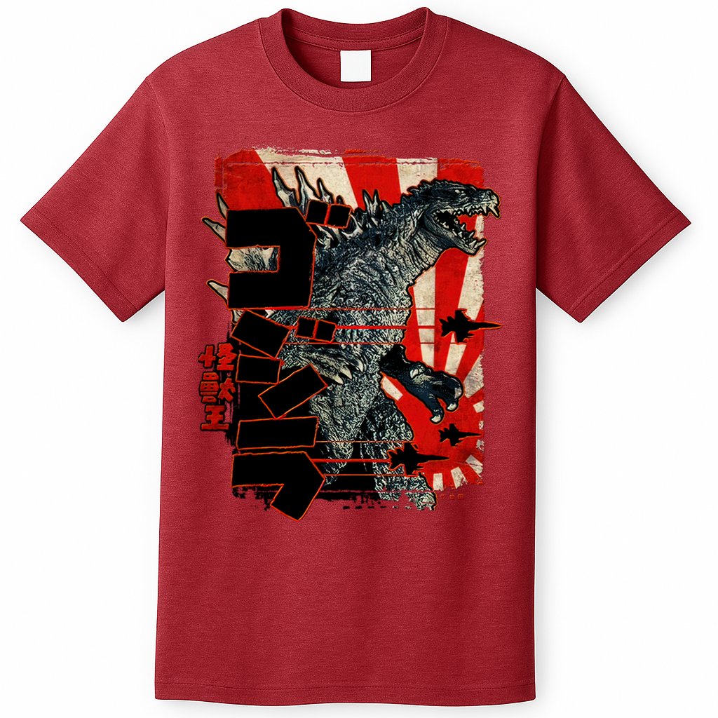 Monster Art Biollante Kaiju Alphabet Japanese T-Shirt