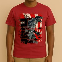 Monster Art Biollante Kaiju Alphabet Japanese T-Shirt
