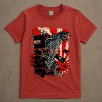 Monster Art Biollante Kaiju Alphabet Japanese T-Shirt