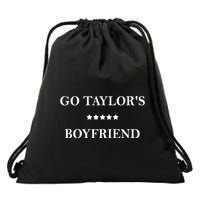 Go Taylors Boyfriend Football Fan Funny Drawstring Bag