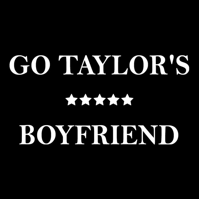 Go Taylors Boyfriend Football Fan Funny Drawstring Bag