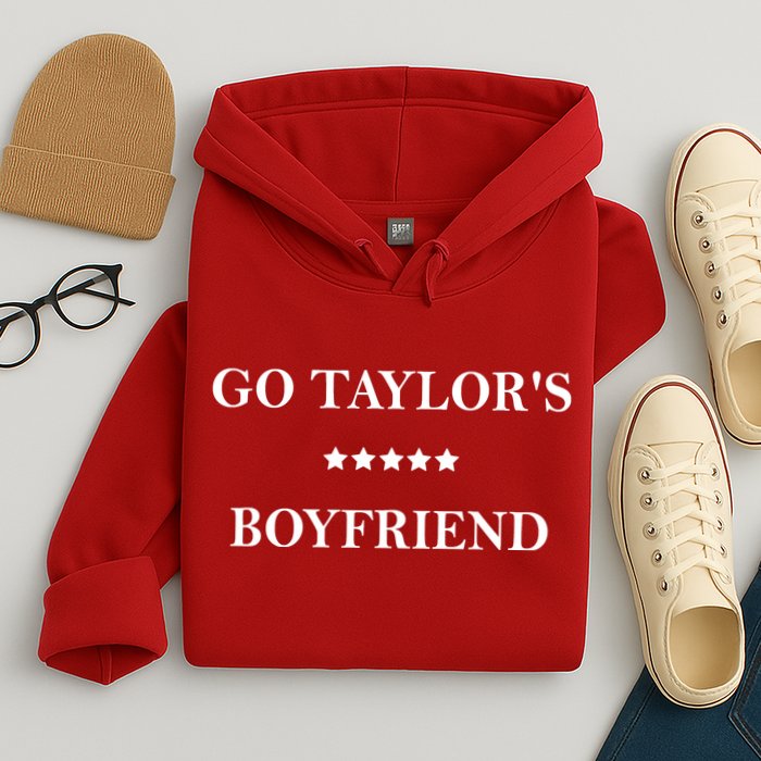 Go Taylors Boyfriend Football Fan Funny Hoodie