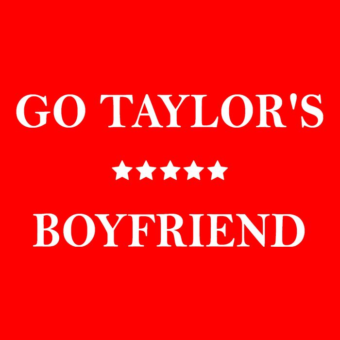 Go Taylors Boyfriend Football Fan Funny Hoodie