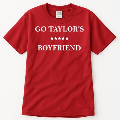 Go Taylors Boyfriend Football Fan Funny Tall T-Shirt