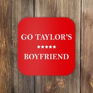 Go Taylors Boyfriend Football Fan Funny Coaster