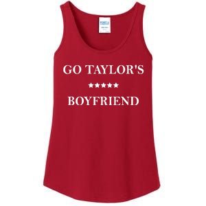 Go Taylors Boyfriend Football Fan Funny Ladies Essential Tank