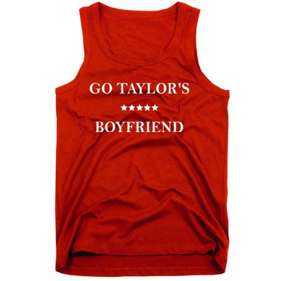 Go Taylors Boyfriend Football Fan Funny Tank Top