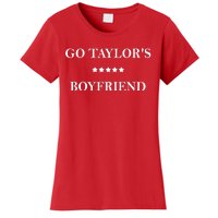 Go Taylors Boyfriend Football Fan Funny Women's T-Shirt