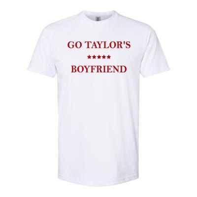 Go Taylors Boyfriend Football Fan Funny Softstyle CVC T-Shirt