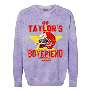 Go T.Aylors Boyfriend Colorblast Crewneck Sweatshirt