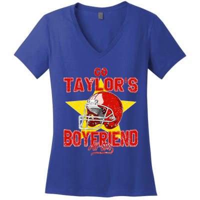 Go T.Aylors Boyfriend Women's V-Neck T-Shirt