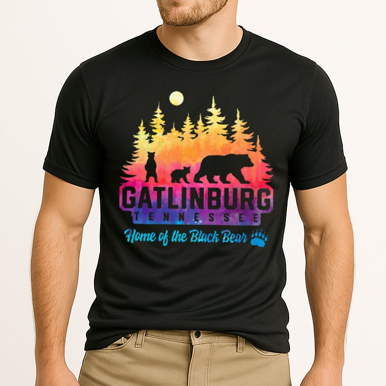 Gatlinburg Tennessee Bear Great Smoky Mountains Cooling Performance Crew T-Shirt