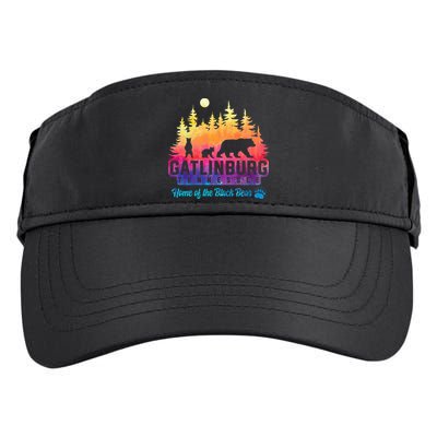 Gatlinburg Tennessee Bear Great Smoky Mountains Adult Drive Performance Visor