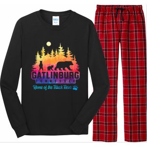 Gatlinburg Tennessee Bear Great Smoky Mountains Long Sleeve Pajama Set