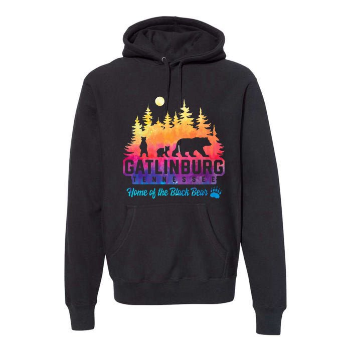 Gatlinburg Tennessee Bear Great Smoky Mountains Premium Hoodie