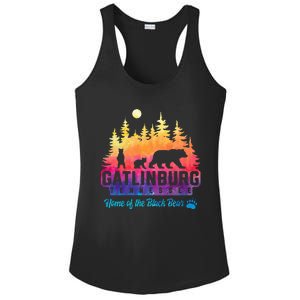 Gatlinburg Tennessee Bear Great Smoky Mountains Ladies PosiCharge Competitor Racerback Tank