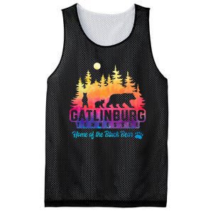 Gatlinburg Tennessee Bear Great Smoky Mountains Mesh Reversible Basketball Jersey Tank