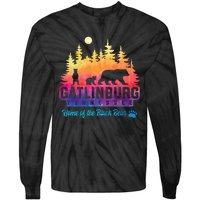 Gatlinburg Tennessee Bear Great Smoky Mountains Tie-Dye Long Sleeve Shirt