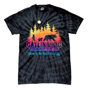 Gatlinburg Tennessee Bear Great Smoky Mountains Tie-Dye T-Shirt