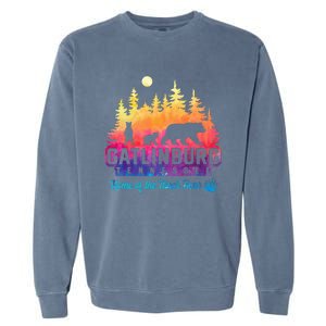 Gatlinburg Tennessee Bear Great Smoky Mountains Garment-Dyed Sweatshirt