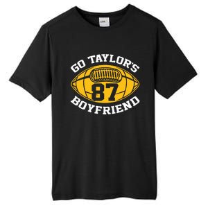 Go T.aylors Boyfriend Football Funny Go T.aylor's  Tall Fusion ChromaSoft Performance T-Shirt