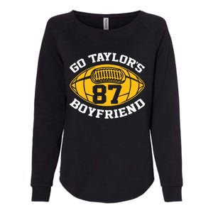 Go T.aylors Boyfriend Football Funny Go T.aylor's  Womens California Wash Sweatshirt