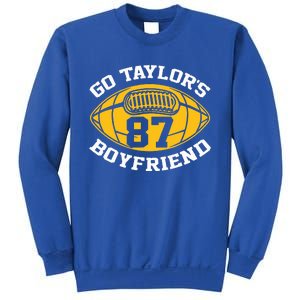 Go T.aylors Boyfriend Football Funny Go T.aylor's  Sweatshirt