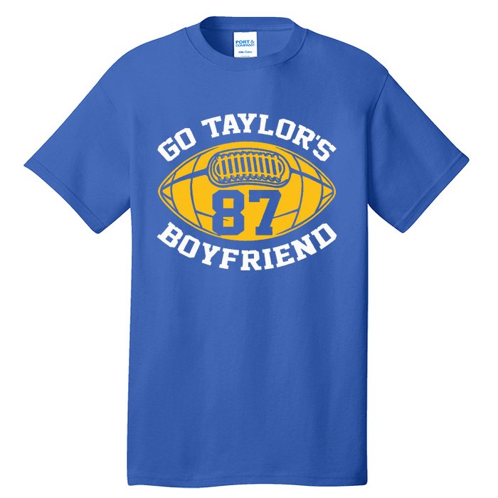 Go T.aylors Boyfriend Football Funny Go T.aylor's  Tall T-Shirt