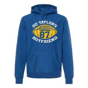 Go T.aylors Boyfriend Football Funny Go T.aylor's  Premium Hoodie