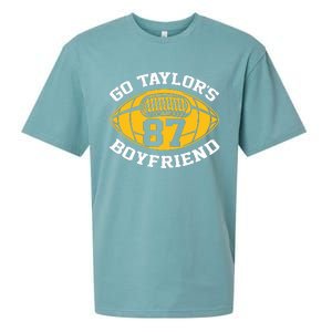 Go T.aylors Boyfriend Football Funny Go T.aylor's  Sueded Cloud Jersey T-Shirt