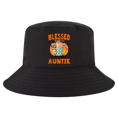Grandma Tee Blessed To Be Called Auntie Fall Art Gift Cool Comfort Performance Bucket Hat
