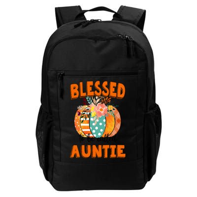 Grandma Tee Blessed To Be Called Auntie Fall Art Gift Backpack