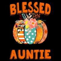 Grandma Tee Blessed To Be Called Auntie Fall Art Gift Drawstring Bag