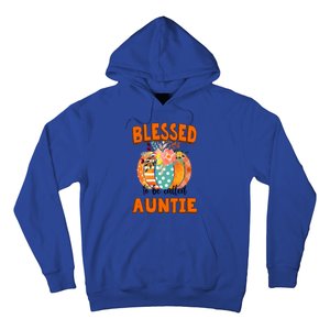 Grandma Tee Blessed To Be Called Auntie Fall Art Gift Hoodie