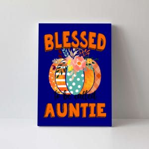 Grandma Tee Blessed To Be Called Auntie Fall Art Gift Canvas